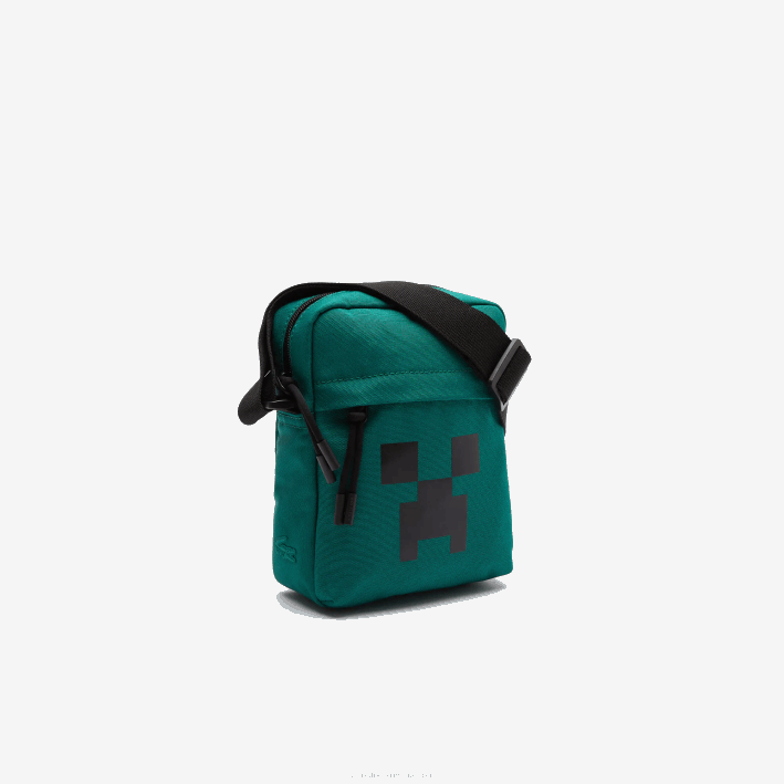 hombres6F242033 foret minecraft j94 bolso cruzado vertical de lona con estampado de lacoste x minecraft