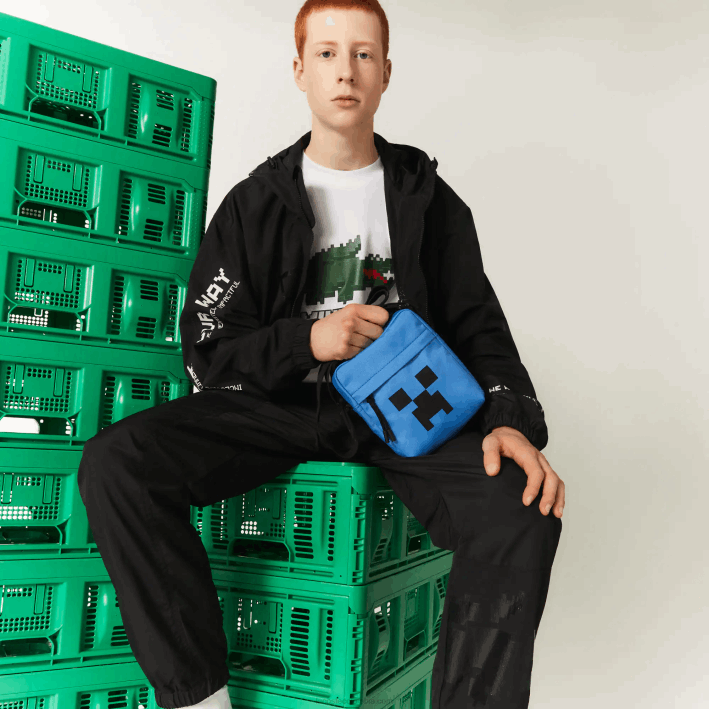 hombres6F242034 aerien minecraft j92 bolso cruzado vertical de lona con estampado de lacoste x minecraft hombres6F242034 aerien minecraft j92 bolso cruzado vertical de lona con estampado de lacoste x minecraft