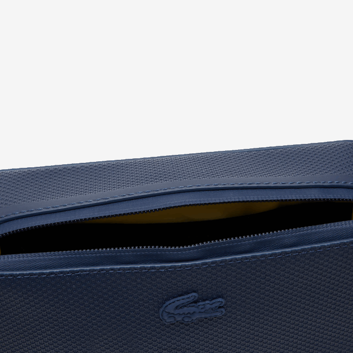 hombres Lacoste 6F241955 azul nuit blanc m05 bolso de mano con correa del logo