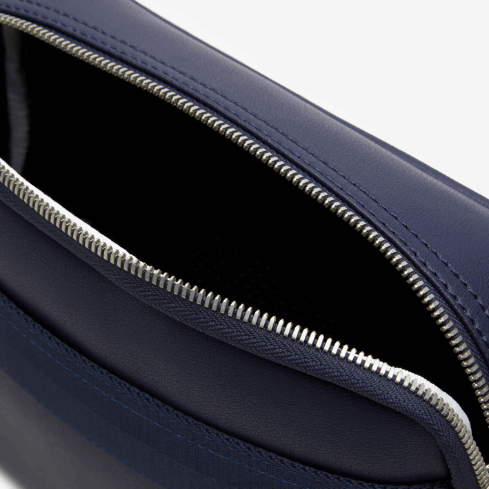 hombres Lacoste 6F241956 21 bolso reporter con borde en contraste