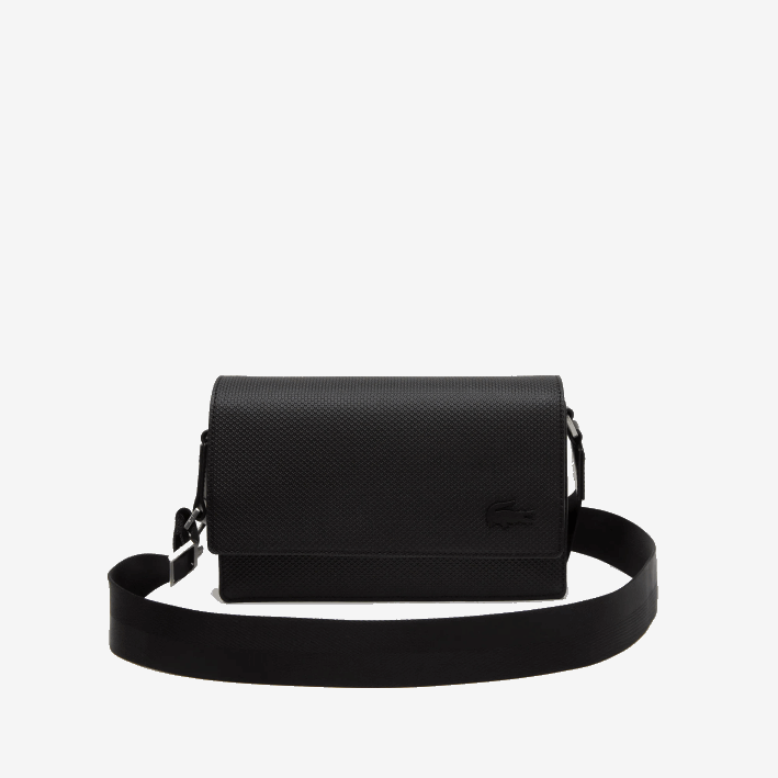 hombres Lacoste 6F241970 negro 000 bolso de piel de becerro chantaco con cierre de solapa hombres Lacoste 6F241970 negro 000 bolso de piel de becerro chantaco con cierre de solapa
