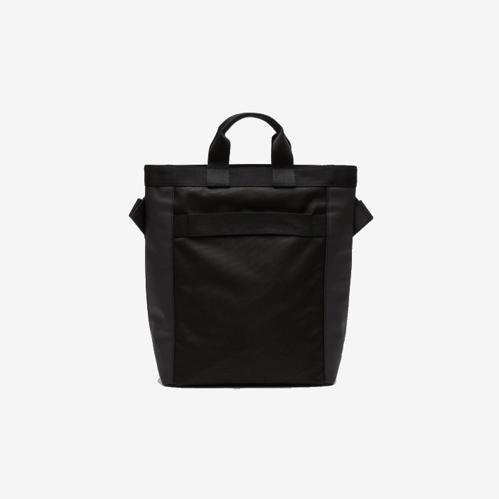 hombres Lacoste 6F242057 negro lima k68 bolso shopper repelente al agua con estampado de la firma