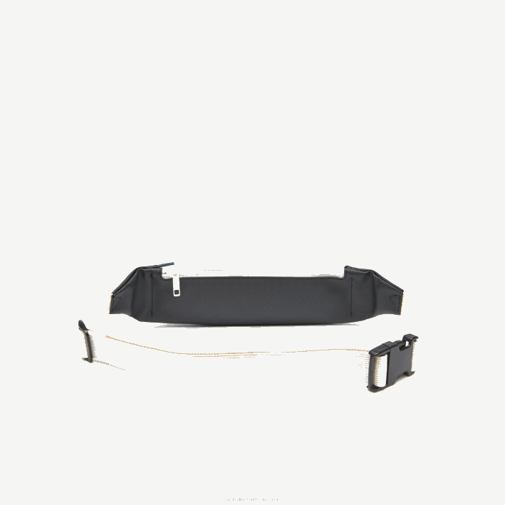 hombres Lacoste 6F242061 noir laponie plumaje cyna l19 riñonera con efecto patchwork