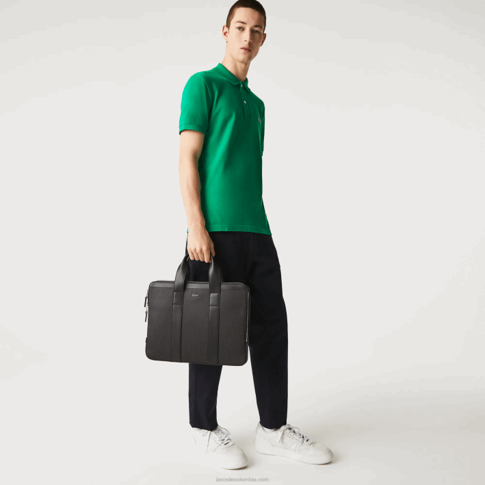 hombres Lacoste 6F242074 negro 000 Bolso ordenador extrafino de piel piqué chantaco hombres Lacoste 6F242074 negro 000 Bolso ordenador extrafino de piel piqué chantaco