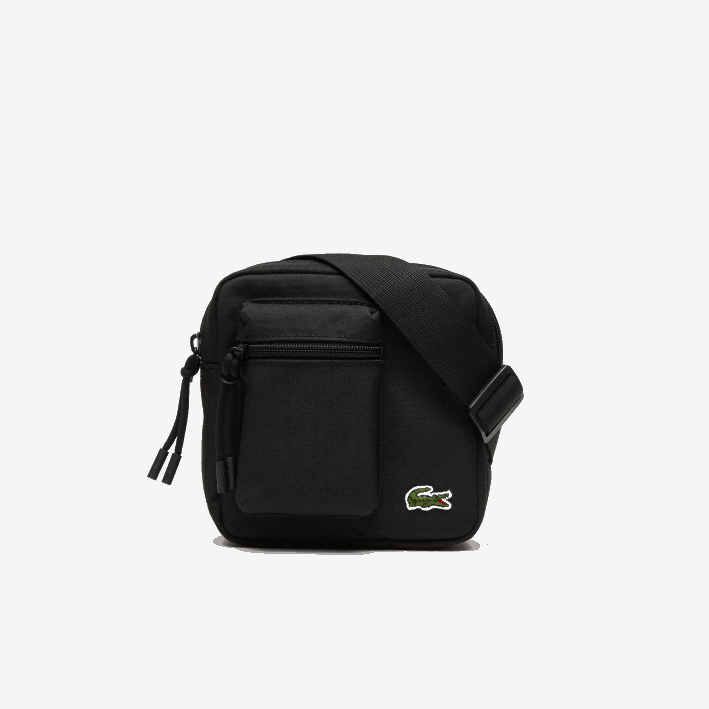 hombres Lacoste 6F242091 991 bolso cámara ajustable con cremallera en el hombro hombres Lacoste 6F242091 991 bolso cámara ajustable con cremallera en el hombro