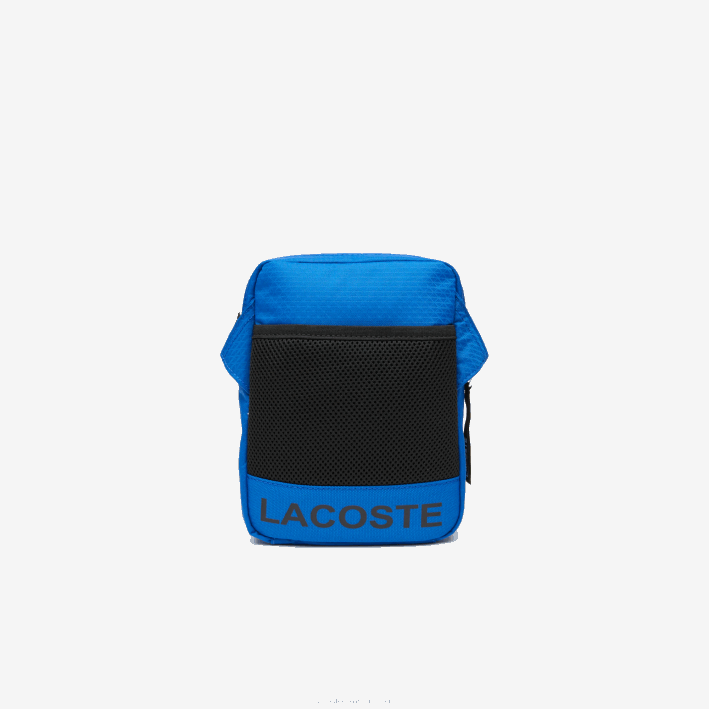 hombres Lacoste 6F242103 marina noir farine k97 bolsa crossover con diseño colour block y correa en contraste