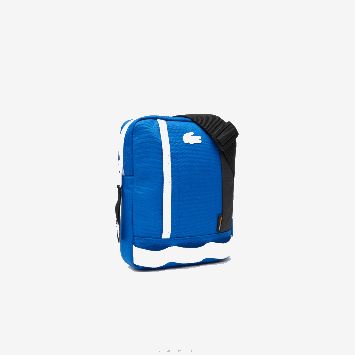 hombres Lacoste 6F242103 marina noir farine k97 bolsa crossover con diseño colour block y correa en contraste