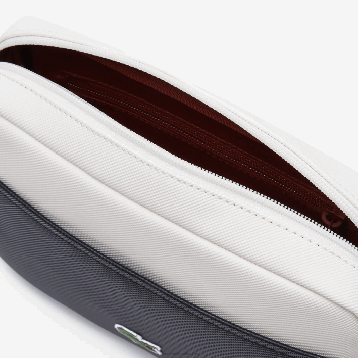 hombres Lacoste 6F242110 noir laponie plumaje cyna l19 bolsa crossover con diseño colour block