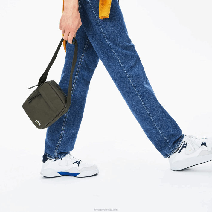 hombres Lacoste 6F242120 58 bolso multiusos vertical de lona neocroc hombres Lacoste 6F242120 58 bolso multiusos vertical de lona neocroc