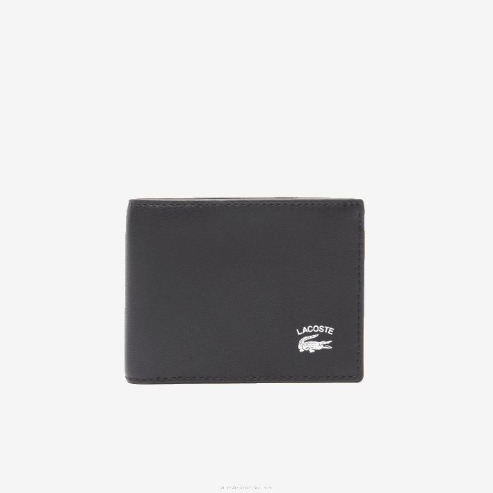 hombres Lacoste 6F241994 negro 000 cartera plegable con ranura interior para tarjetas hombres Lacoste 6F241994 negro 000 cartera plegable con ranura interior para tarjetas