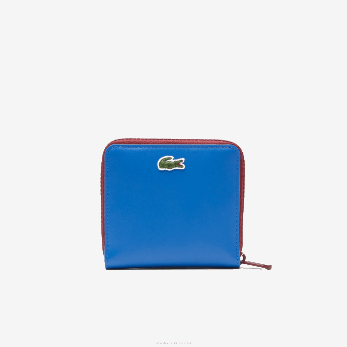 hombres Lacoste 6F242133 puerto deportivo k22 cartera con cremallera y placa de cocodrilo