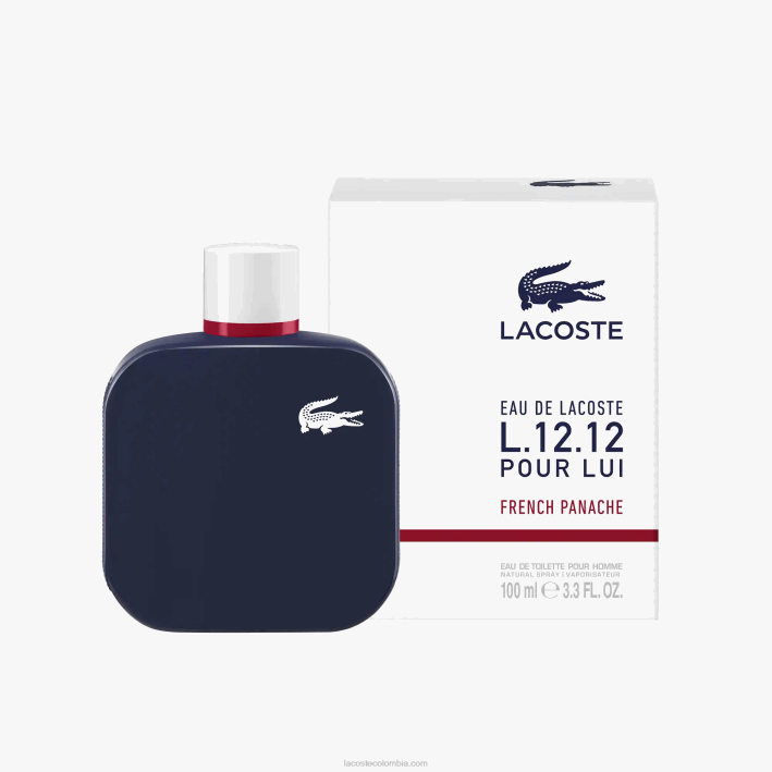 hombres Lacoste 6F242193 azul 000 l.12.12 panache francés para lui eau de toilette 100ml