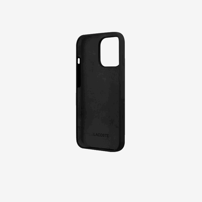 hombres Lacoste 6F242216 blanco 000 funda de silicona para iphone 14 pro max