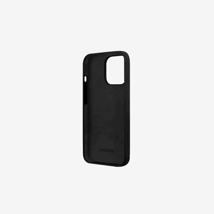 hombres Lacoste 6F242220 blanco 000 funda de silicona para iphone 14 pro