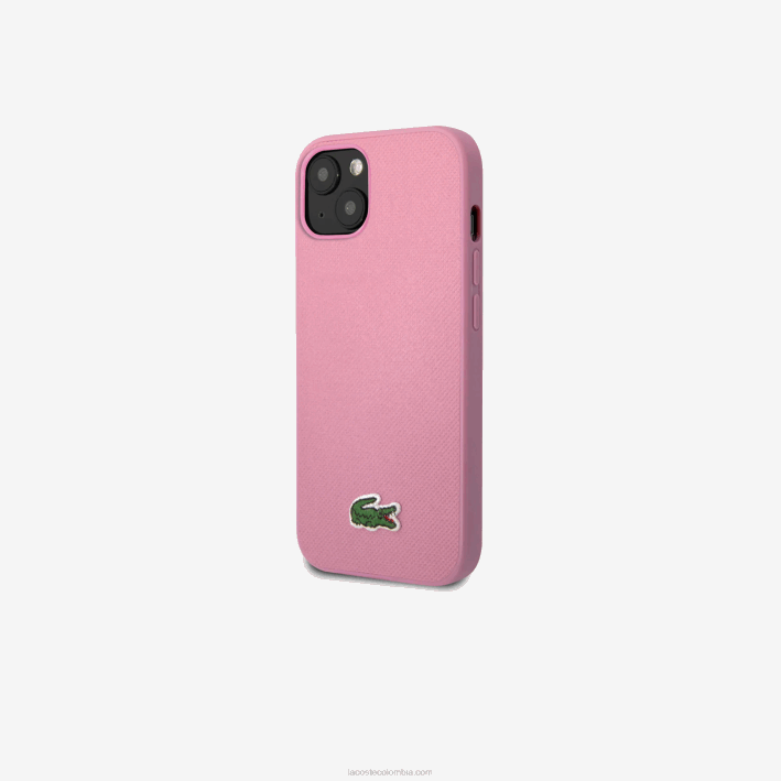 hombres Lacoste 6F242226 parme m33 funda iphone 14 plus efecto petit pique