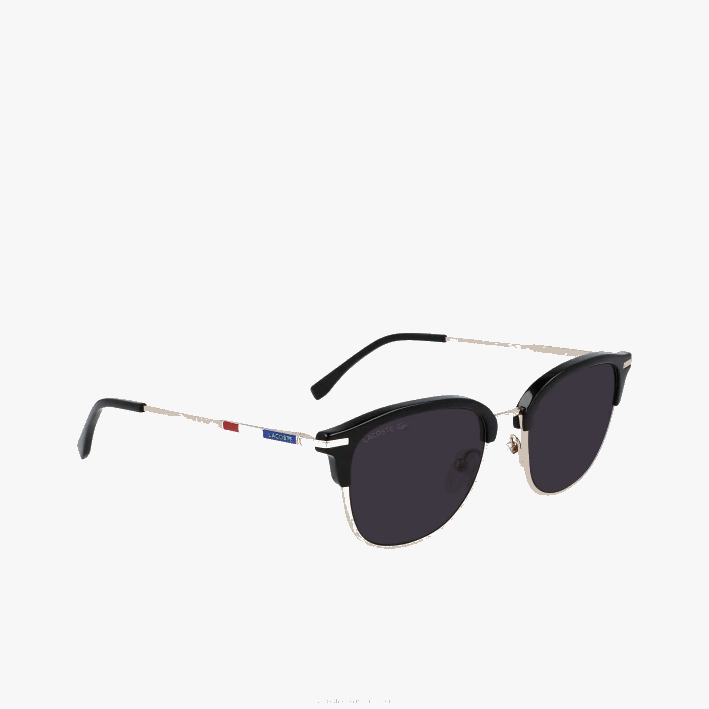 hombres Lacoste 6F241929 oro 714 gafas de sol colección novak djokovic de metal ovalado
