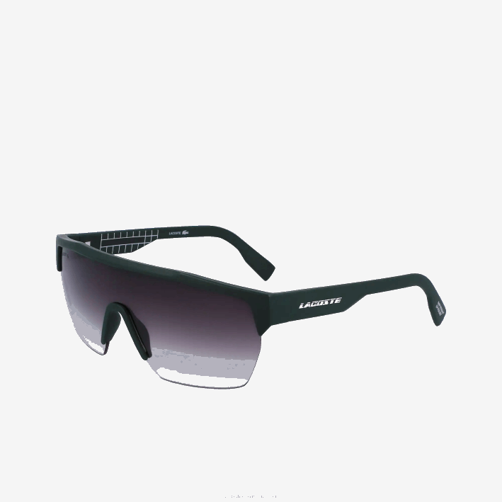 hombres Lacoste 6F242349 verde mate 301 gafas de sol activas