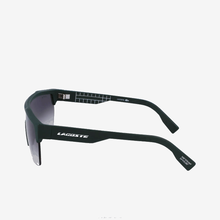 hombres Lacoste 6F242349 verde mate 301 gafas de sol activas