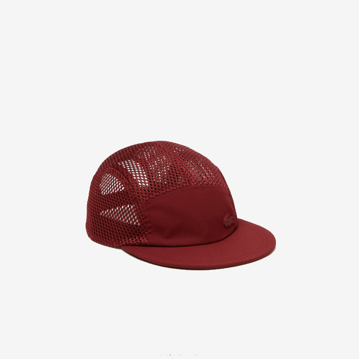 hombres Lacoste 6F241921 burdeos zs1 gorra de cocodrilo de silicona