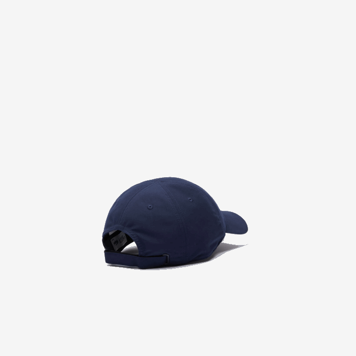 hombres Lacoste 6F241932 azul marino blanco 525 gorra deportiva ligera con borde en contraste
