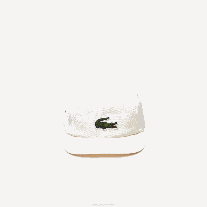 hombres Lacoste 6F242153 xfj blanco gorra girolle de algodón orgánico