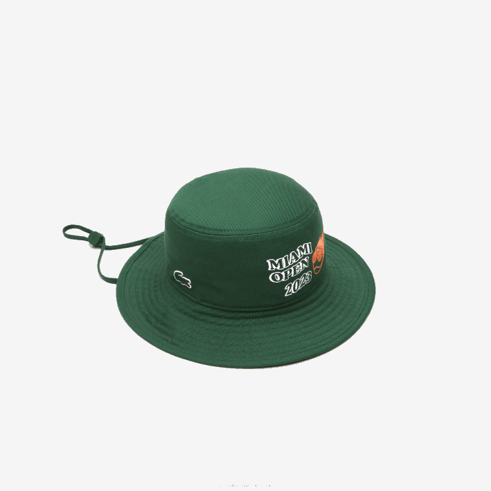 hombres Lacoste 6F242170 verde 132 gorra sport miami edición abierta hombres Lacoste 6F242170 verde 132 gorra sport miami edición abierta