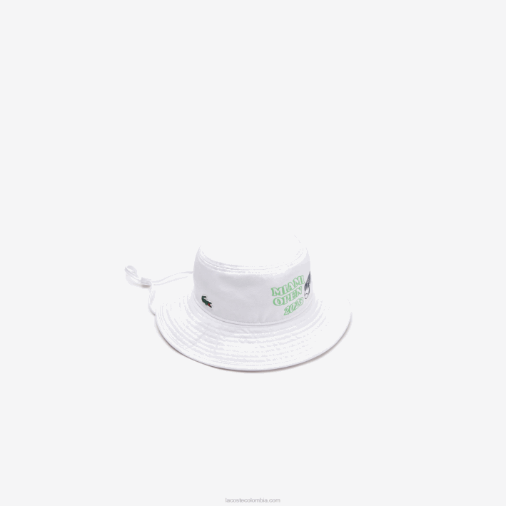 hombres Lacoste 6F242171 blanco 001 gorra sport miami edición abierta hombres Lacoste 6F242171 blanco 001 gorra sport miami edición abierta