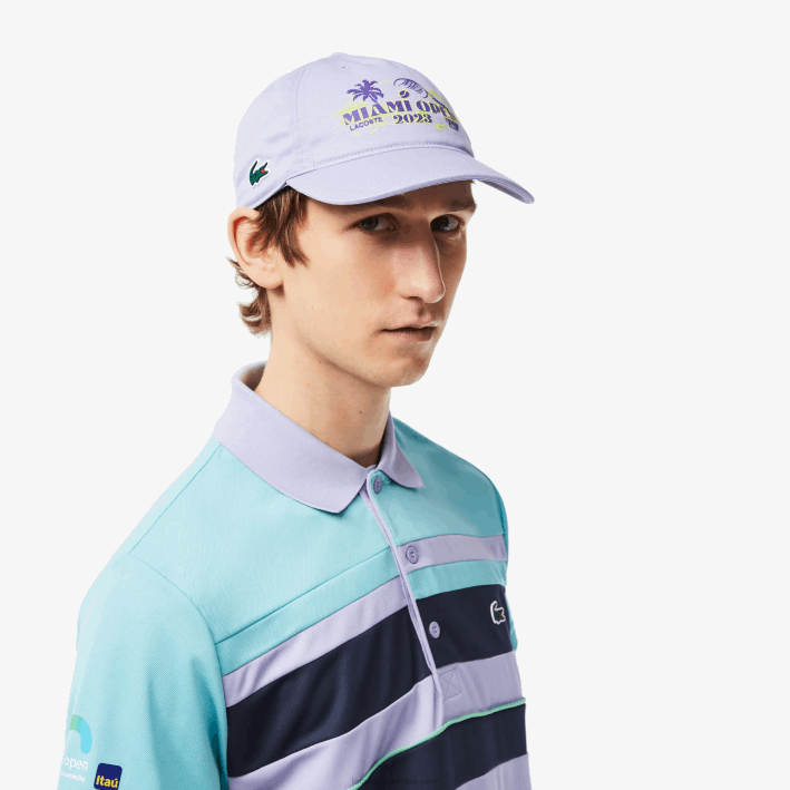 hombres Lacoste 6F242173 morado 3k0 gorra de sarga sport miami open edition hombres Lacoste 6F242173 morado 3k0 gorra de sarga sport miami open edition