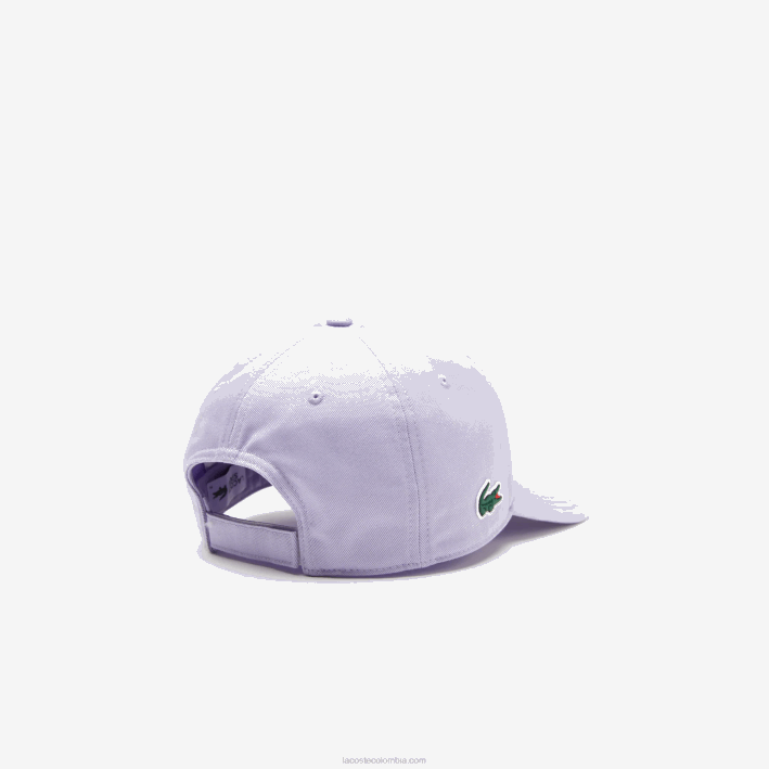 hombres Lacoste 6F242173 morado 3k0 gorra de sarga sport miami open edition