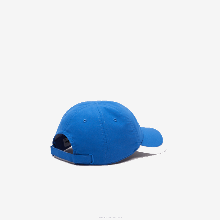 hombres Lacoste 6F242188 azul blanco ar6 gorra deportiva ligera con borde en contraste