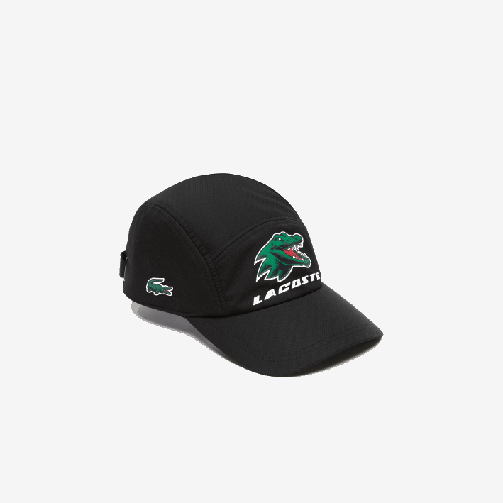 hombres Lacoste 6F242236 negro 031 gorra tenis sport exclusiva cocodrilo