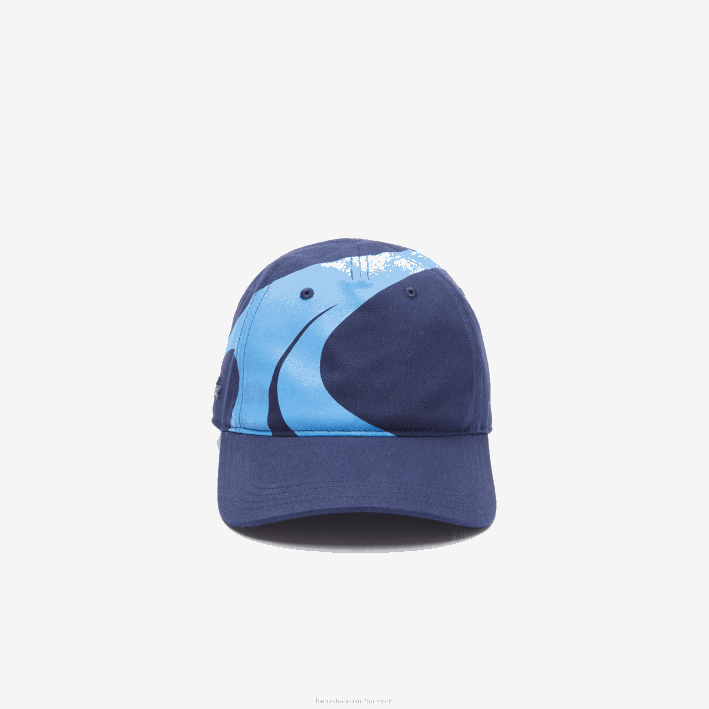 hombres Lacoste 6F242326 azul marino f65 gorra sport x theo curin de algodón orgánico