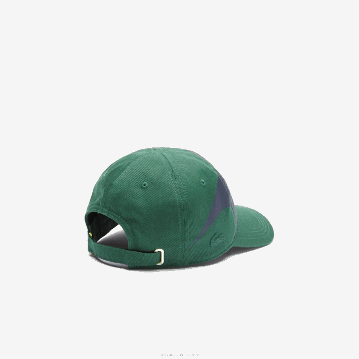 hombres Lacoste 6F242327 verde azul marino 381 gorra sport x theo curin de algodón orgánico