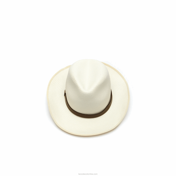 hombres Lacoste 6F242340 beis 8lx gorra sport miami de tejido abierto con cordón