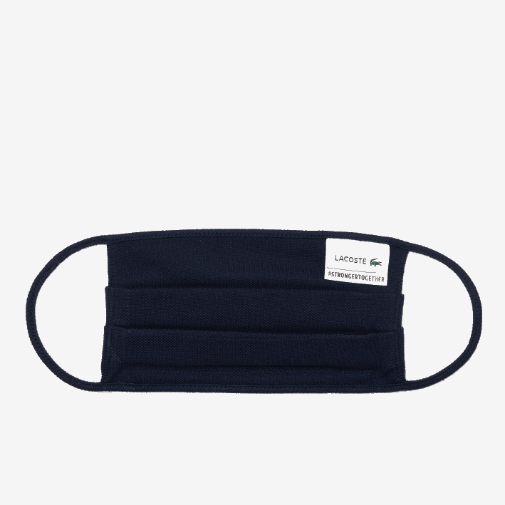 hombres Lacoste 6F242264 azul marino 166 l.12.12 máscaras faciales paquete de 3