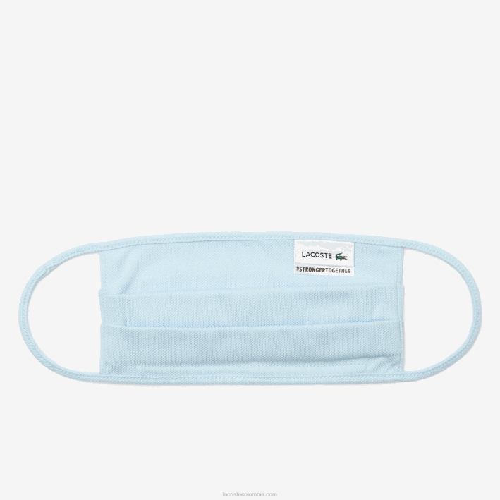 hombres Lacoste 6F242265 azul claro t01 l.12.12 máscaras faciales paquete de 3