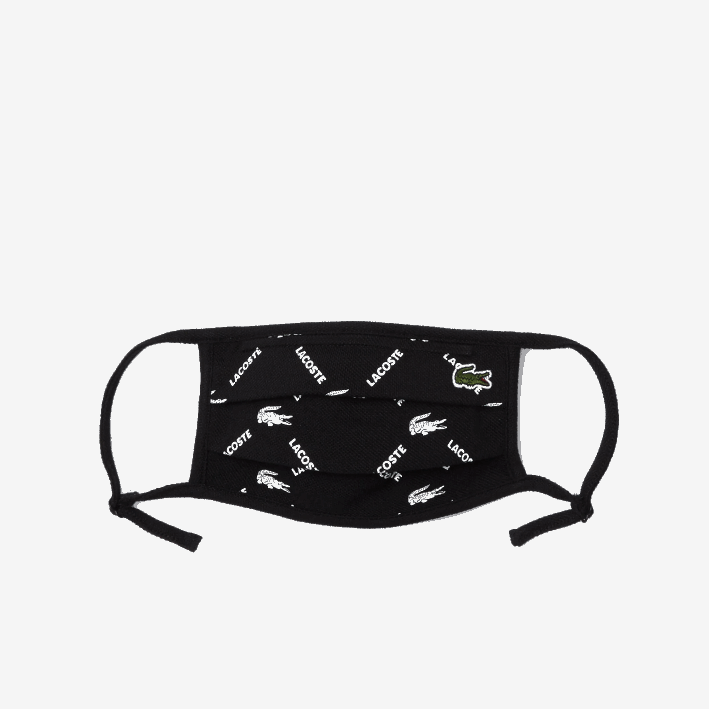 hombres Lacoste 6F242273 negro verde blanco 299 l.12.12 mascarillas ajustables de protección facial pack de 3