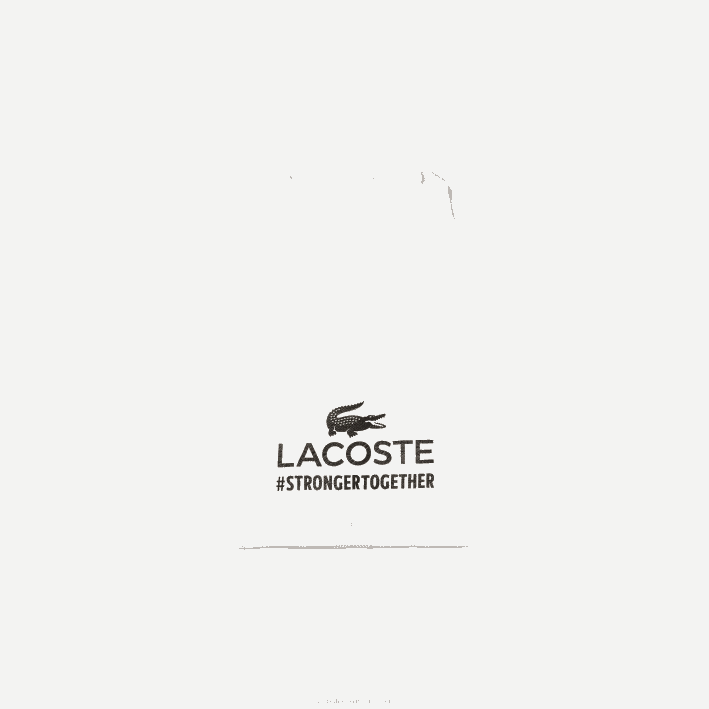 hombres Lacoste 6F242324 rosa claro t03 l.12.12 máscara de protección facial de piqué de algodón