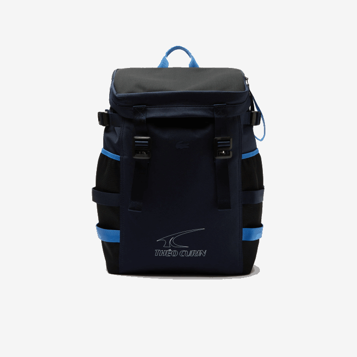 hombres6F242124 21 mochila lacoste x theo curin de lona técnica