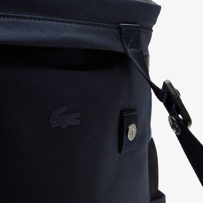 hombres6F242124 21 mochila lacoste x theo curin de lona técnica