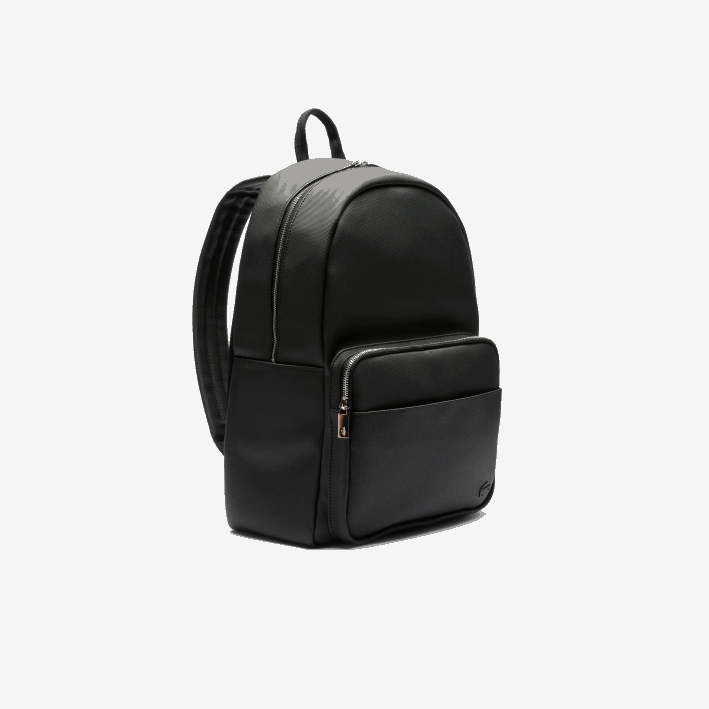 hombres Lacoste 6F242031 negro 000 mochila clásica de petit piqué