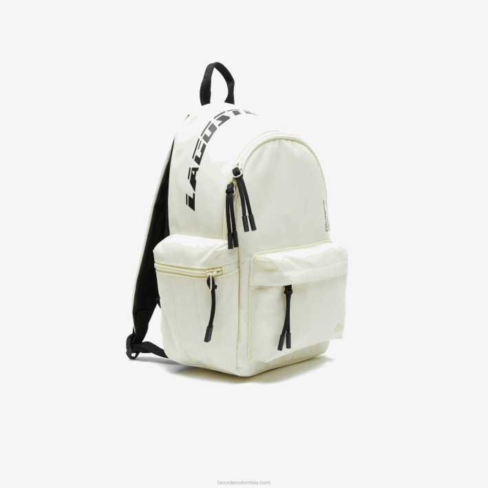 hombres Lacoste 6F242102 polen negro k73 mochila coordinada y con la marca neocroc