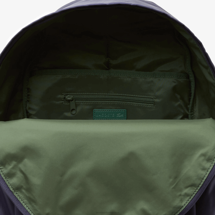 hombres Lacoste 6F242109 marina 166 puerto deportivo k99 mochila con estampado de cómic