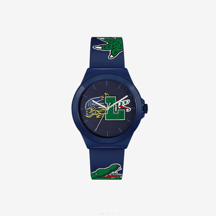 hombres Lacoste 6F242207 azul 000 reloj neocroc correa silicona azul