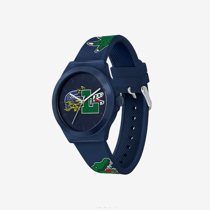 hombres Lacoste 6F242207 azul 000 reloj neocroc correa silicona azul