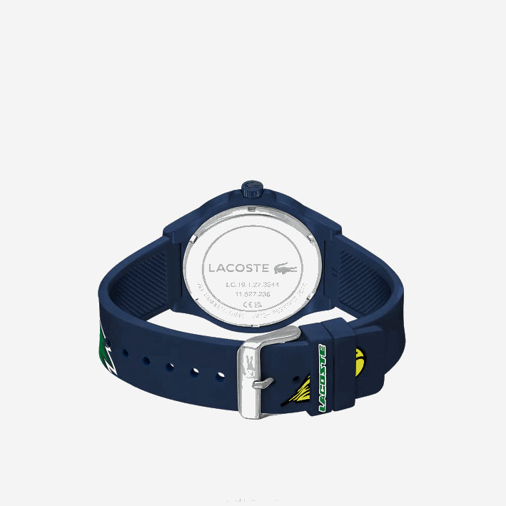 hombres Lacoste 6F242207 azul 000 reloj neocroc correa silicona azul