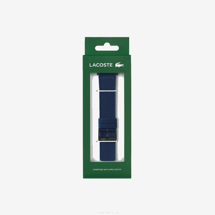 hombres Lacoste 6F242285 negro 000 correa de reloj de manzana
