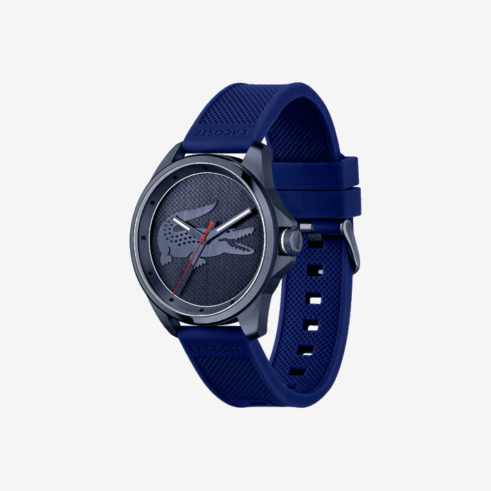 hombres Lacoste 6F242298 azul 000 reloj le croc 3 agujas silicona azul