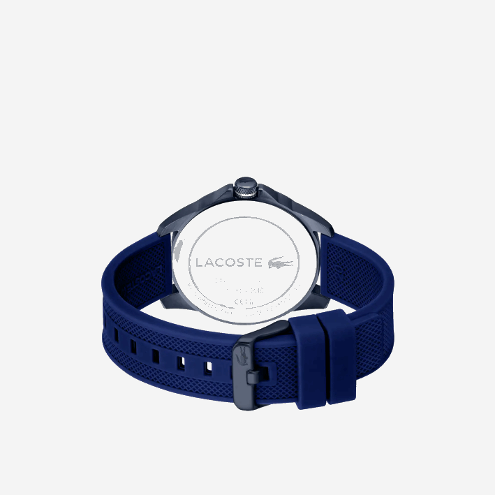 hombres Lacoste 6F242298 azul 000 reloj le croc 3 agujas silicona azul