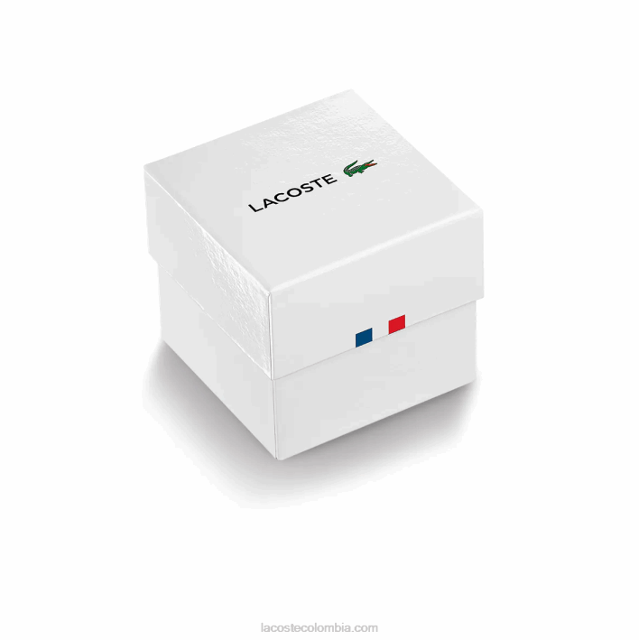 hombres Lacoste 6F242312 negro 000 reloj urbano de caballero con correa de piel negra